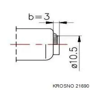 Амортизатор капота левый GS0101 Magneti Marelli