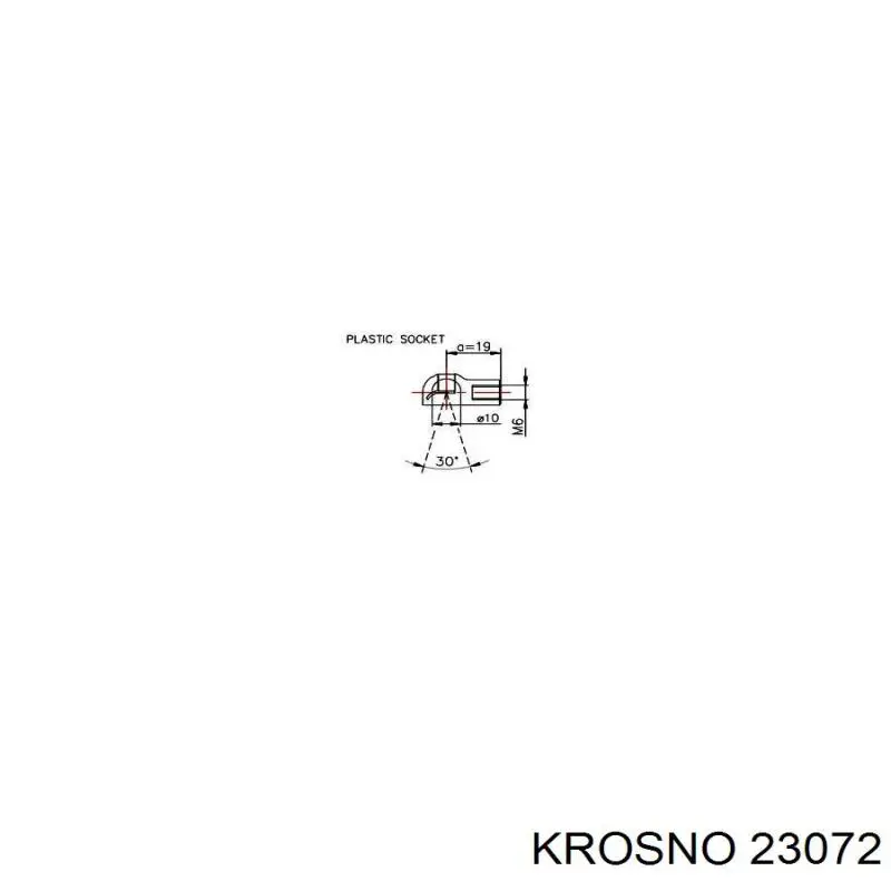 Купить 23072 Krosno Амортизатор двери багажника