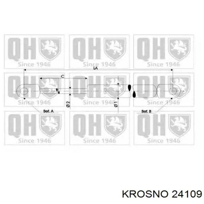 Амортизатор капота газовый Krosno 24109 цена, от 9.87 USD