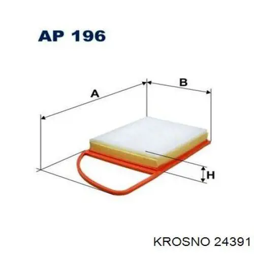 Амортизатор багажника 24391 Krosno