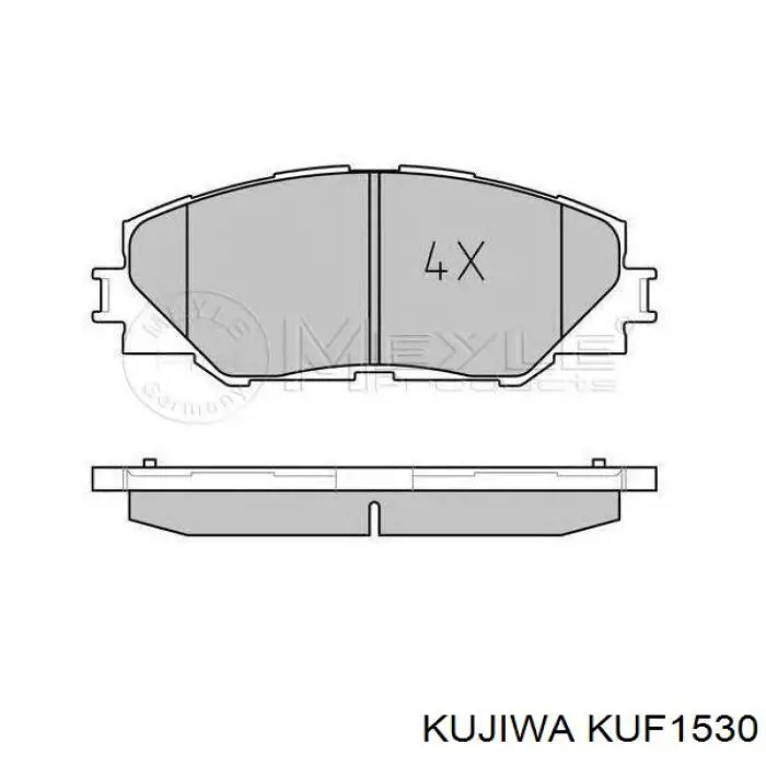 Передние тормозные колодки KUF1530 Kujiwa