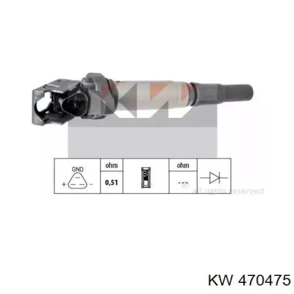 Катушка зажигания 470475 KW