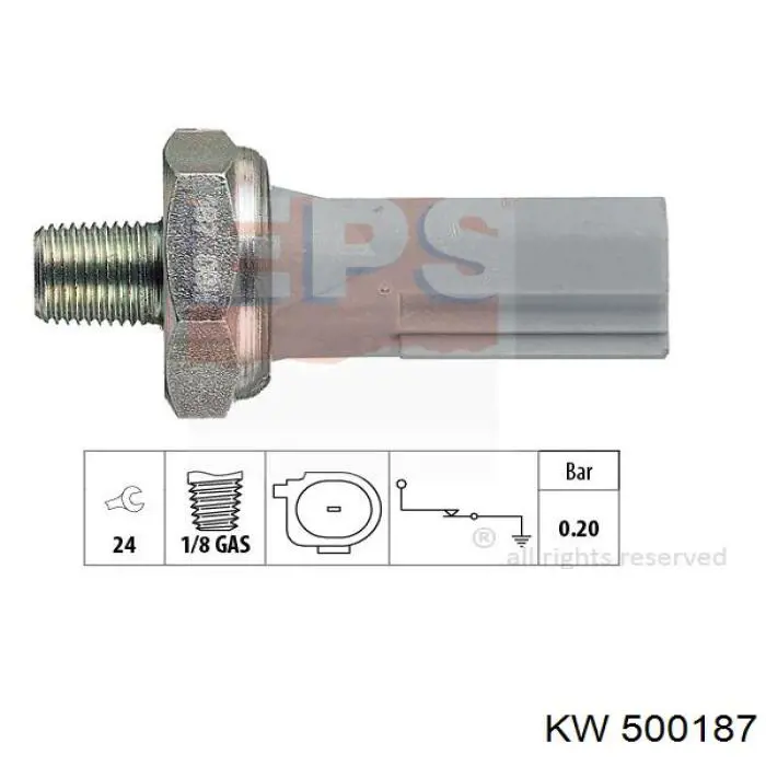 Манометры (указатель давления масла) KW AUTOMOTIVE 500187 цена, от 3.80 USD