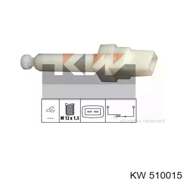 Датчик включения стопсигнала 510015 KW