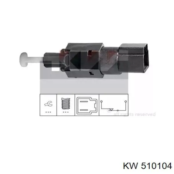 Датчик включения стопсигнала 510104 KW