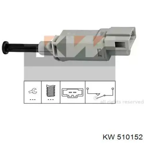 Датчик включения сцепления 510152 KW