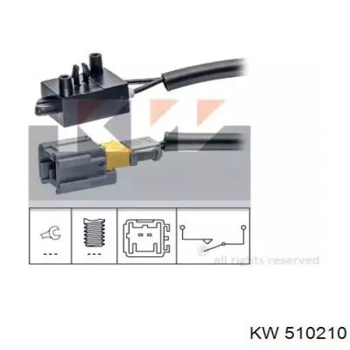 Датчик включения сцепления 510210 KW