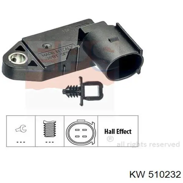 Купить 510232 KW AUTOMOTIVE Лягушка стоп сигнала