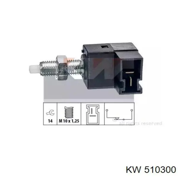 Датчик включения сцепления 510300 KW