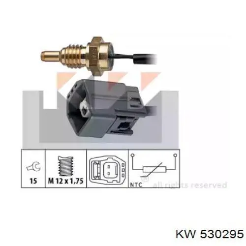 Датчик температуры охлаждающей жидкости 530295 KW