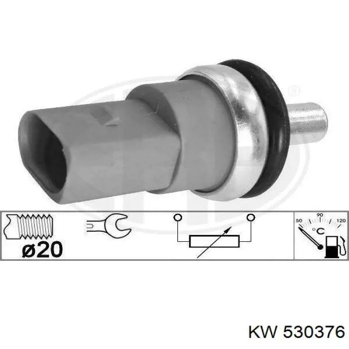 Датчик температуры топлива KW AUTOMOTIVE 530376 цена, от 7.21 USD