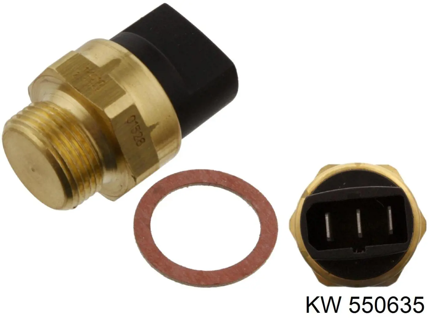 Sensor, temperatura del refrigerante (encendido el ventilador del radiador) 550635 KW