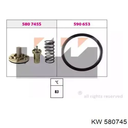 Термостат 580745 KW