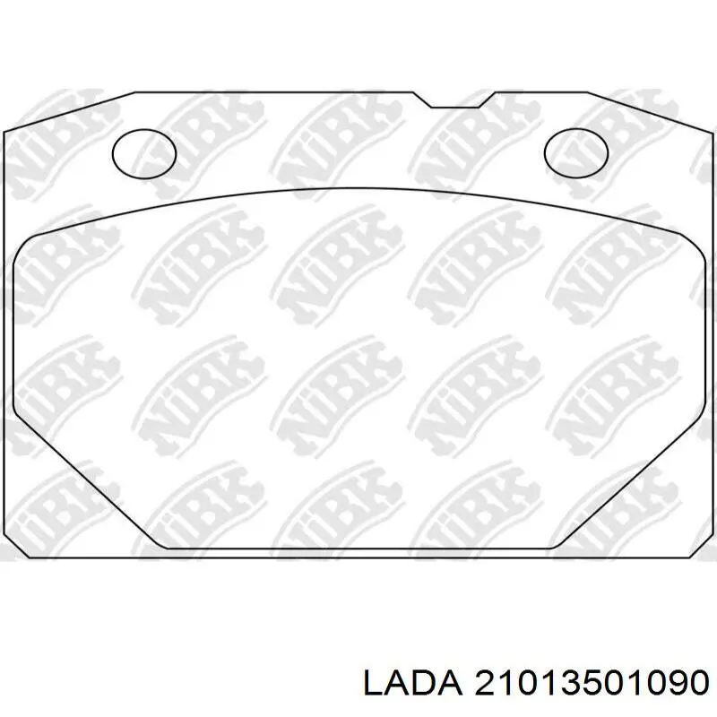 21013501090 Lada Колодки передние