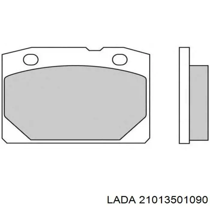 21013501090 Lada Колодки передние
