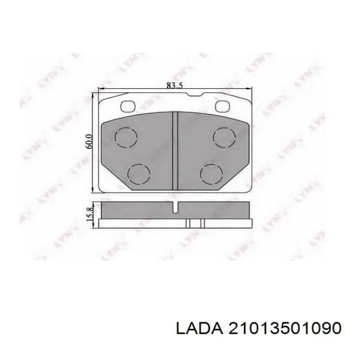 Колодки Lada 21013501090 цена, от 8.58 USD