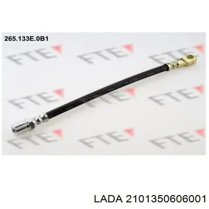 Шланг тормозной передний 2101350606001 Lada