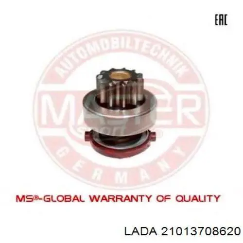 Бендикс стартера 21013708620 Lada