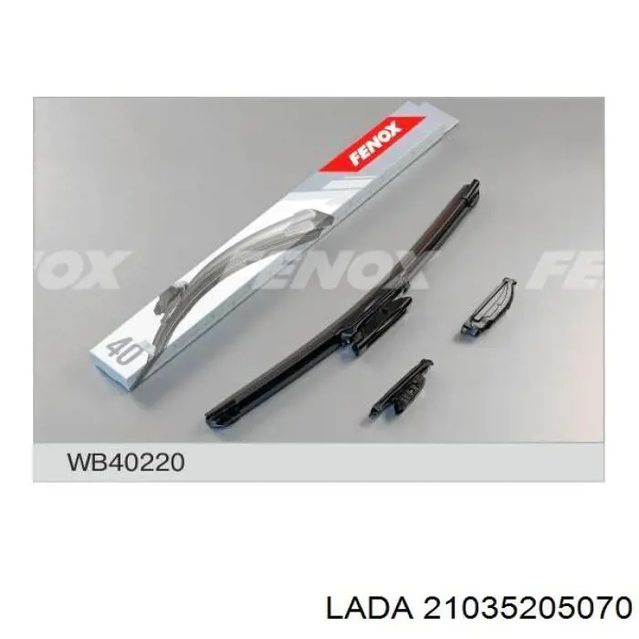 21035205070 Lada Щетка-дворник лобового стекла, водительская