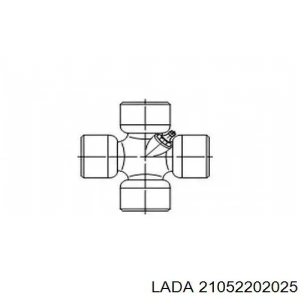 2105-2202025 Lada крестовина карданного вала заднего