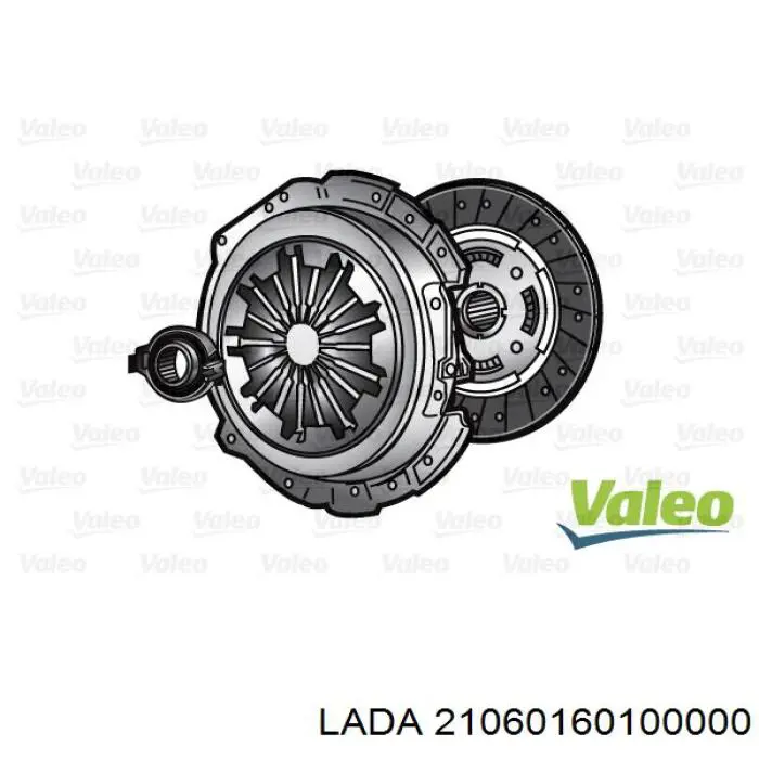 21060160100000 Lada kit de embraiagem (3 peças)