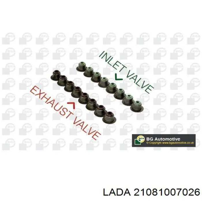 2108-1007026 Lada сальник клапана (маслосъемный, впуск/выпуск)