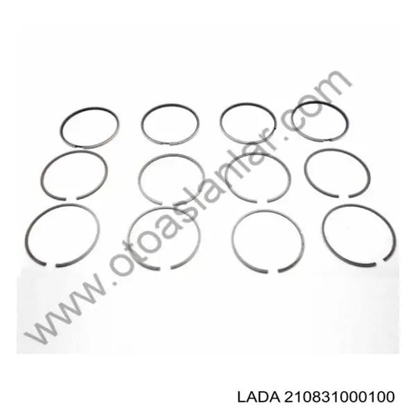 210831000100 Lada кольца поршневые на 1 цилиндр, std.