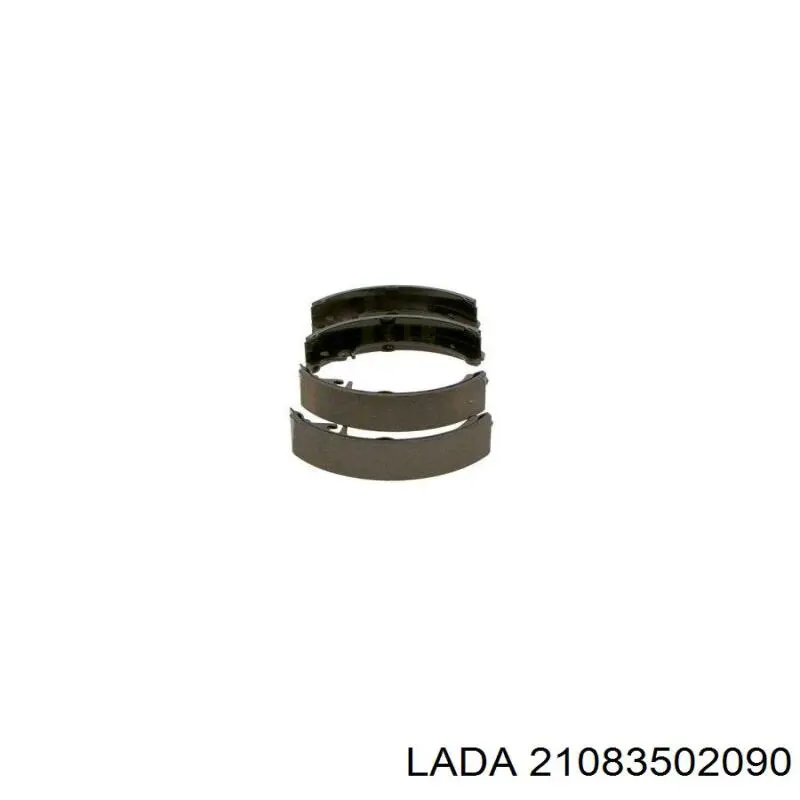 Купить 21083502090 Lada Задние барабанные тормозные колодки