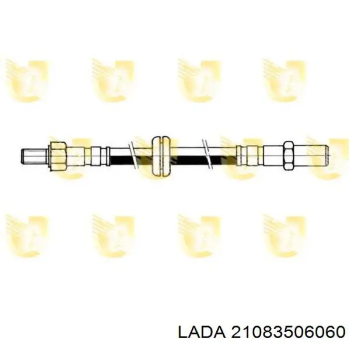 Шланг тормозной передний Lada 21083506060 цена, от 5.74 USD