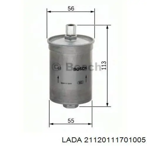 21120111701005 Lada топливный фильтр