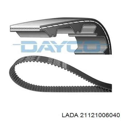 Ремень ГРМ 21121006040 Lada