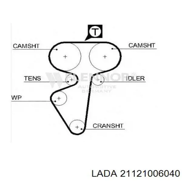 Зубчатый ремень Lada 21121006040 цена, от 13.59 USD