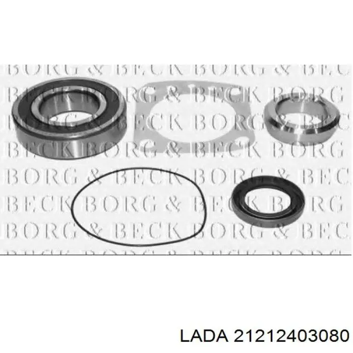 Подшипник задней ступицы 21212403080 Lada