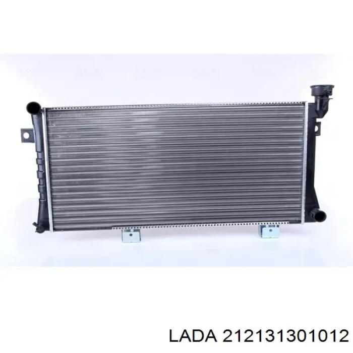 Радиатор охлаждения двигателя на Lada Niva  2121
