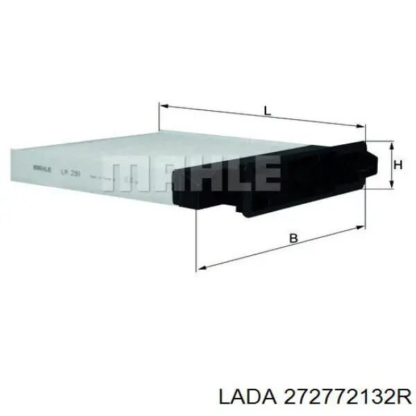 272772132R Lada Внутрисалонный фильтр