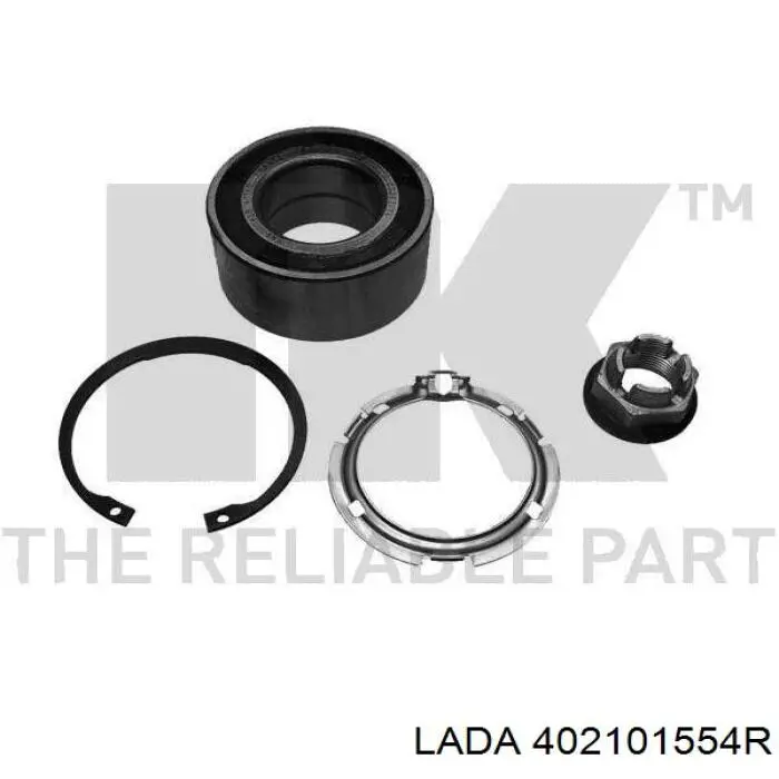 Подшипник ступицы 402101554R Lada