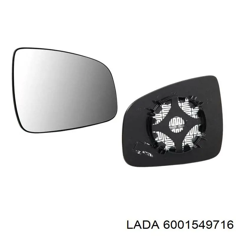 6001549716 Lada зеркальный элемент зеркала заднего вида левого
