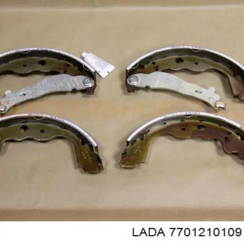 Купить 7701210109 Lada Задние барабанные тормозные колодки