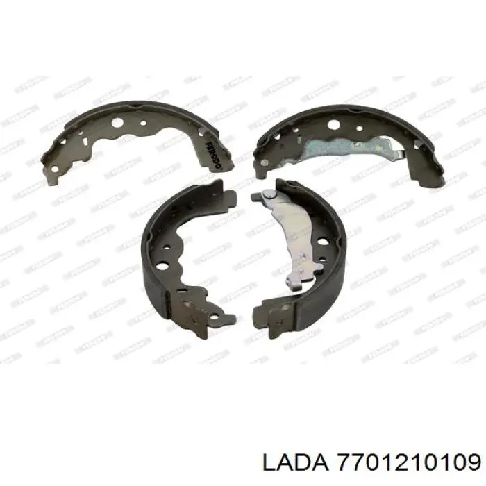 7701210109 Lada Барабанные тормозные колодки
