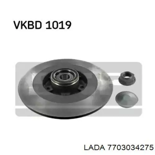 Купить 7703034275 Lada Гайка задней ступицы
