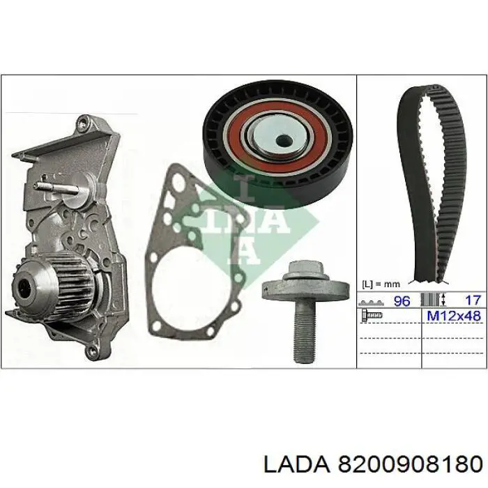 Купить 8200908180 Lada Ролик натяжителя газораспределительного ремня