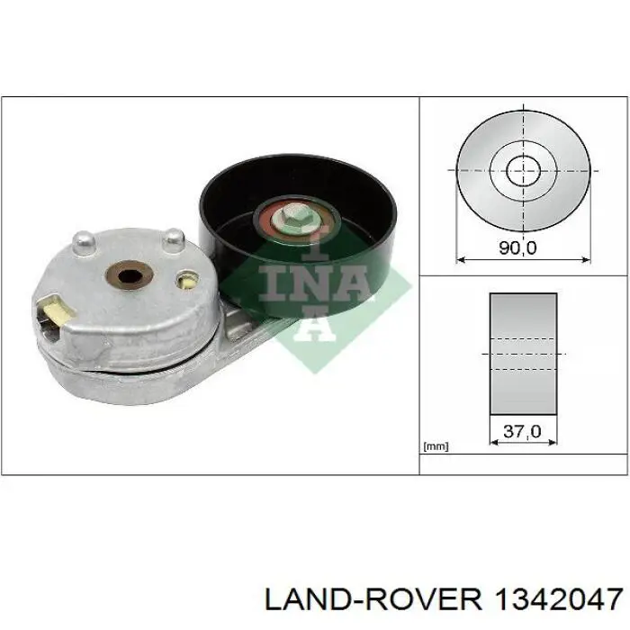 Роликовий модуль натяжителя ремня Land Rover 1342047 цена, от 69.35 USD