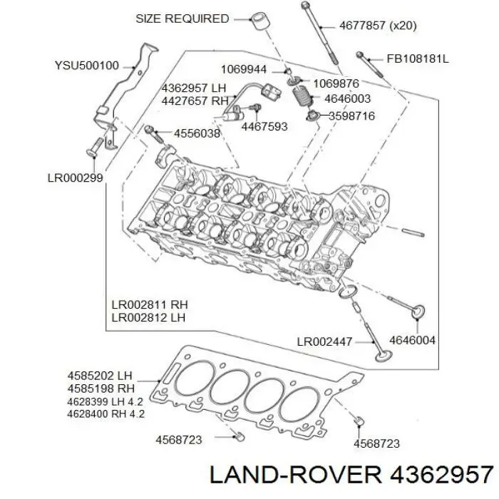 Датчик фаз Land Rover 4362957 цена, от 26.11 USD