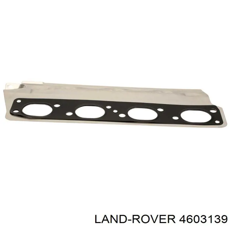 Vedante esquerdo de tubo coletor de escape para Land Rover Discovery (LR3)