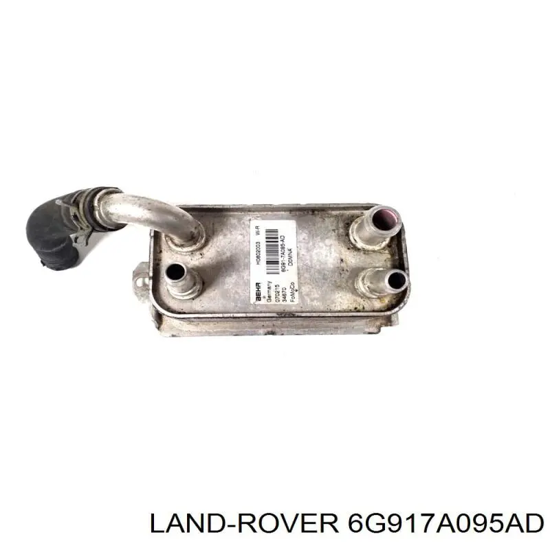 Масляный радиатор 6G917A095AD Land Rover