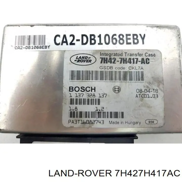 Блок управления раздаткой 7H427H417AC Land Rover