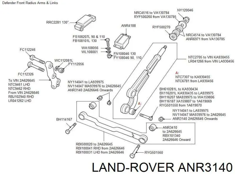  Land Rover ANR3140 цена, от 3.53 USD