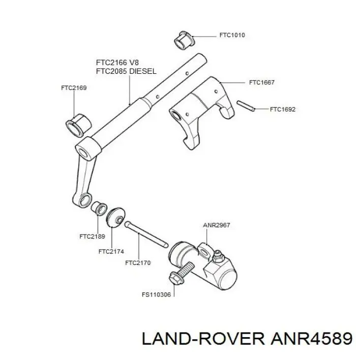 ГЦС Land Rover ANR4589 цена, от 98.87 USD