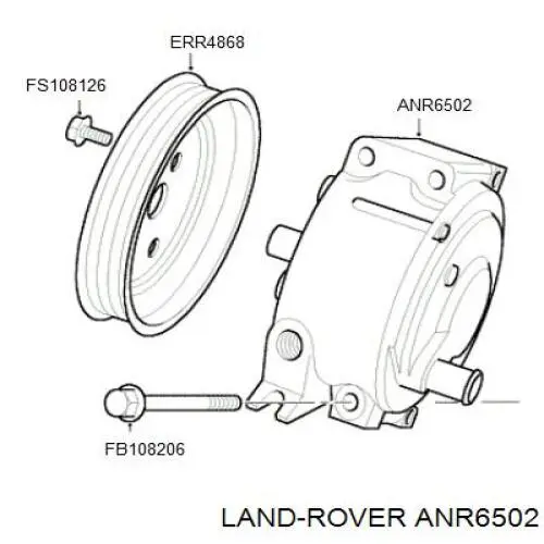 Насос гидравлический Land Rover ANR6502 цена, от 214.42 USD