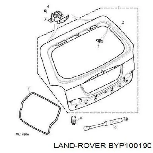  Land Rover RYG500980 цена, от 29.81 UAH